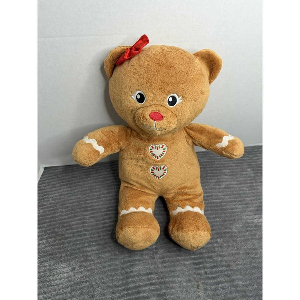 Build a Bear Brown Gingerbread Bear Girl Plush